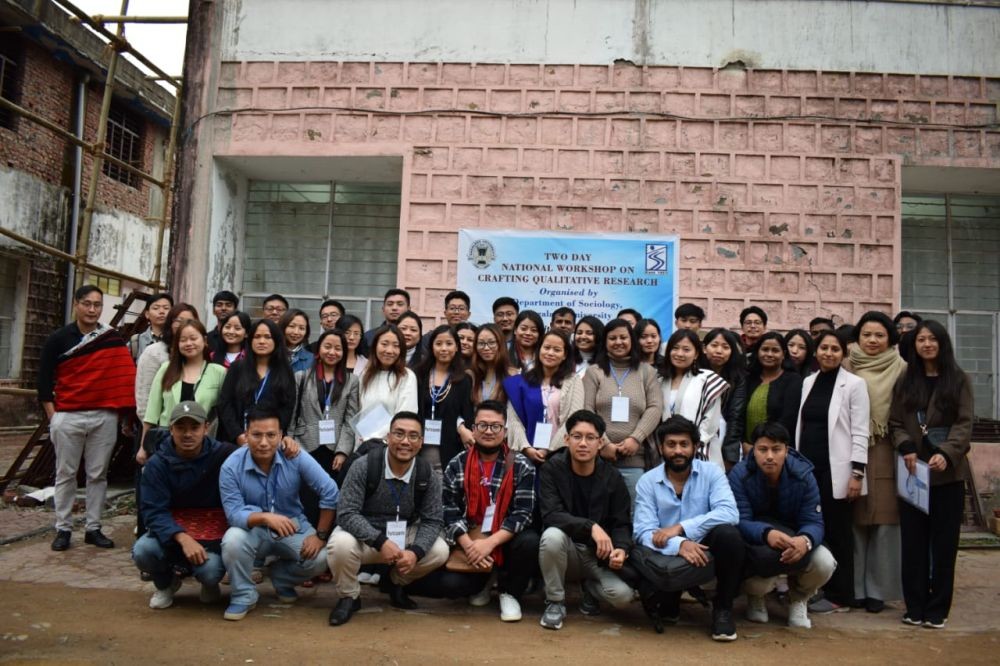 A two-day national workshop on crafting qualitative research hosted by the Department of Sociology, Nagaland University, in collaboration with the Indian Sociological Society was held from March 27-28.